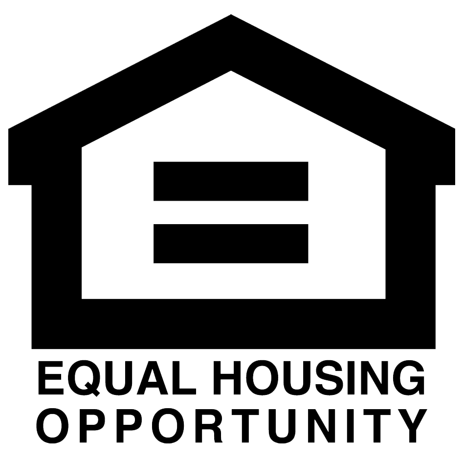 Outline of house with words equal housing oppportunity